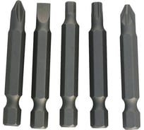 Набор вставок Norma (50 мм, Ph, Pz, SL,T, H, 5 шт.) Archimedes 91026