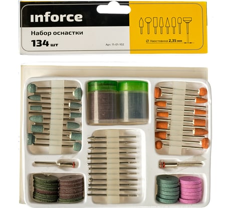 Набор оснастки (134 шт.) Inforce 11-01-102