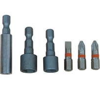 Набор вставок, насадок и держателя Deka, 6шт Archimedes 91077