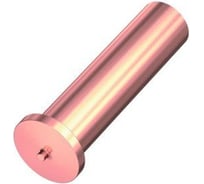 Штифт приварной без резьбы омедненный 1000 шт, D3, 20 мм ОБТЕК 4040759