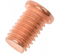 Шпилька приварная стальная омедненная 1000 шт, М6, 10 мм ОБТЕК 4028414