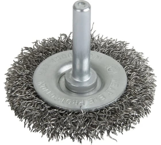 Щетка дисковая волнистая с хвостовиком 62 мм, проволока - INOX 0.30 мм DEBEVER DB80163370