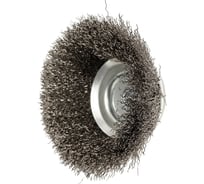 Щетка чашечная волнистая с хвостовиком 100 мм, проволока - INOX 0.30 мм DEBEVER DB80163409