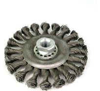 Щетка дисковая жгутовая 125x13 мм, М14, ворс сталь 0.50 мм OSBORN 631.151-0232