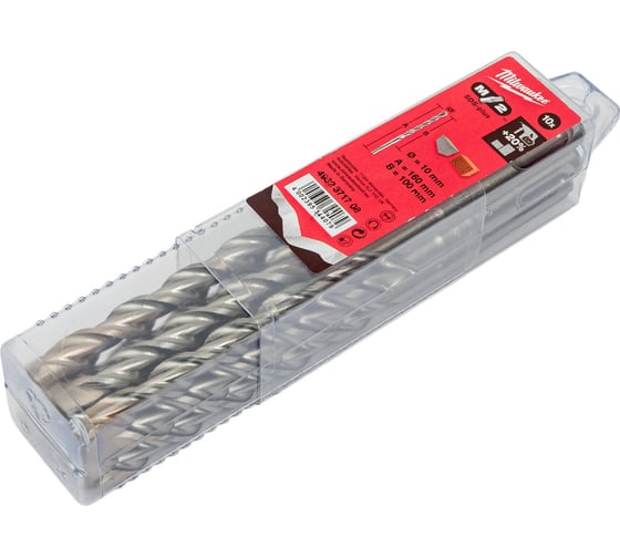 Бур SDS+ (10х160 мм; 10 шт.) Milwaukee 4932371708 1