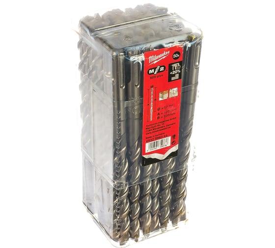 Бур SDS+ (10х160 мм; 50 шт.) Milwaukee 4932399345 1