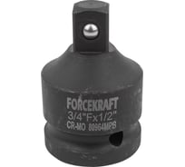 Адаптер-переходник ударный 3/4" Fх1/2" M Forcekraft FK-80964MPB(55020)