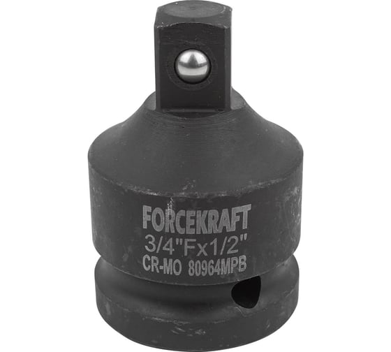 Адаптер-переходник ударный 3/4" Fх1/2" M Forcekraft FK-80964MPB(55020)