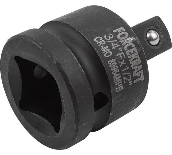 Адаптер-переходник ударный 3/4" Fх1/2" M Forcekraft FK-80964MPB(55020)
