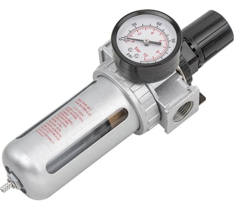 Фильтр-регулятор с индикатором давления Forcekraft для пневмосистем 1/2" FK-AFR804(54405)