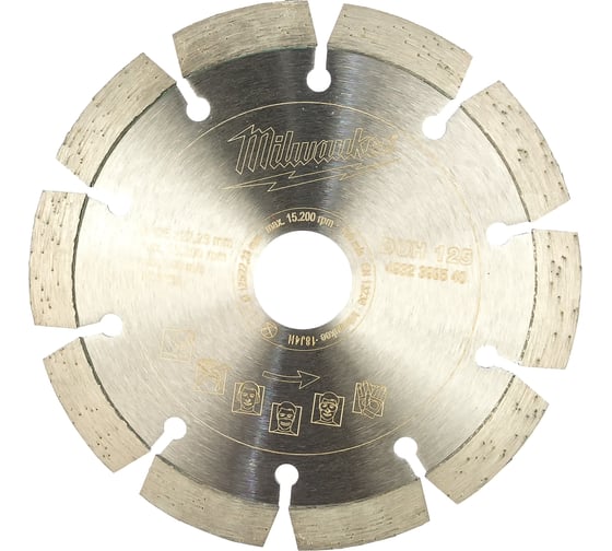 Алмазный диск DUH 125 Milwaukee 4932399540 1