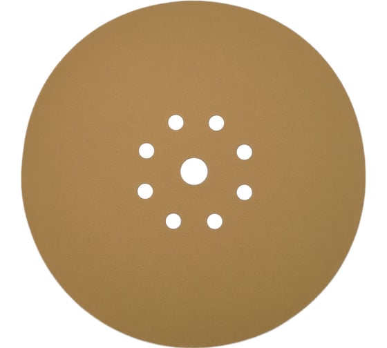 Круг шлифовальный GOLD 225 мм, P150, на липучке, 1 шт, 9 отверстий PADU GOLD-D225-P150-9-1 1
