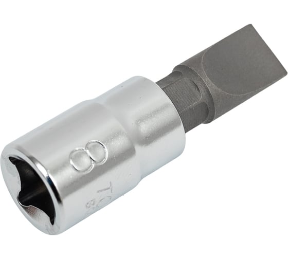 Головка торцевая со вставкой SL8, L=37 мм, 1/4"DR TOPTUL BCCA0808 1