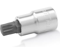 Головка торцевая со вставкой Spline M12, L=55 мм, 1/2"DR TOPTUL BCHA1612