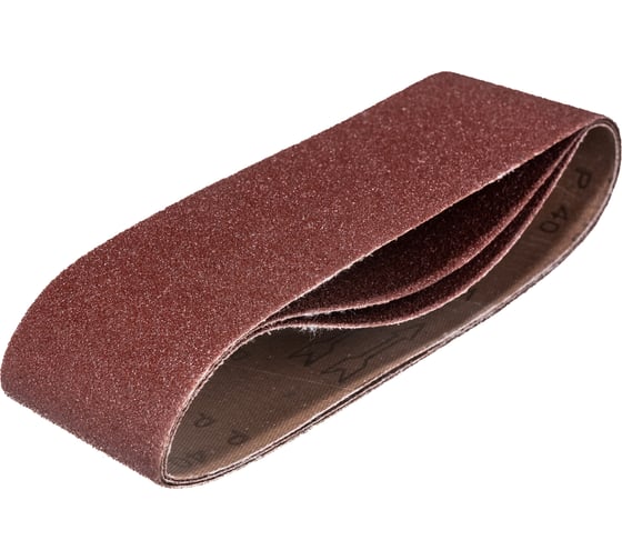 Лента абразивная бесконечная (3 шт; 75х533 мм; P40) Vira 555240
