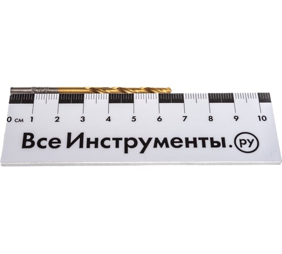 Сверло по металлу с покрытием нитридом титана (3.3х65х36 мм) Кратон 1 05 17 005