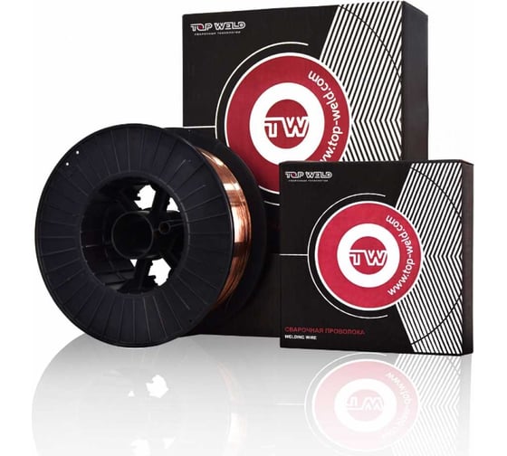 Омедненная проволока TW ER70S-6 0.8 мм, 5 кг TopWeld P-0508TW