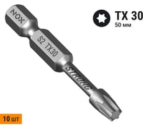 Бита TORSION STRONG TX30, 50 мм, 10 шт, бокс, E6.3 NOX 339305