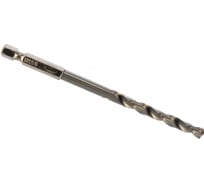 Набор сверл по металлу с шестигранным хвостовиком (5 шт; 2-6 мм) Vira 550109