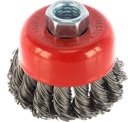 Щетка чашка, крученая металлическая проволока (65 мм; М14) для УШМ Vira 576065