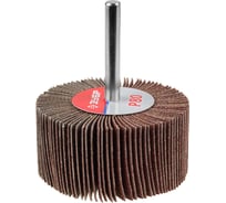 Шлифовальный веерный лепестковый круг на шпильке ЗУБР МАСТЕР P80, 30x60 мм, тип КЛО, зерно электрокорунд нормальный ЗУБР 36602-080