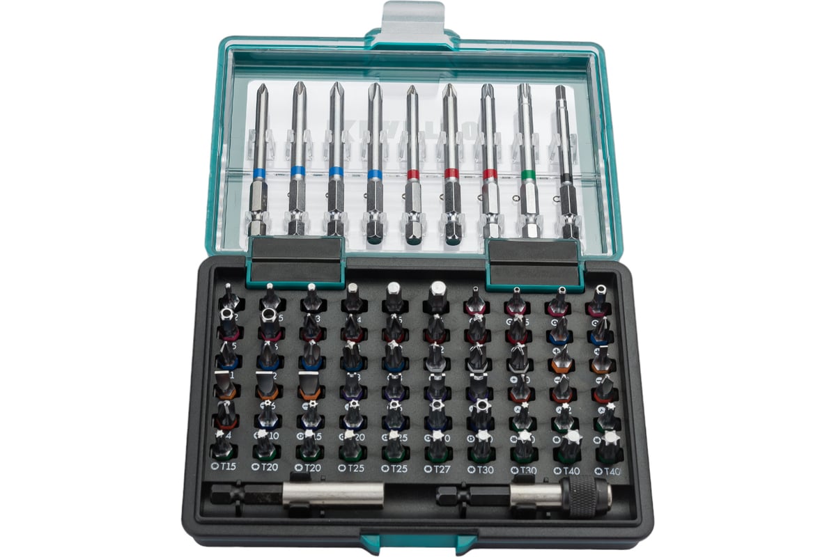 Набор бит в боксе KRAFTOOL c-drive 71 71 предмет 26067-H71 - выгодная ...