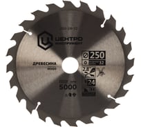 Диск пильный по дереву (250х32 мм; 24Z) Центроинструмент 250-24-32
