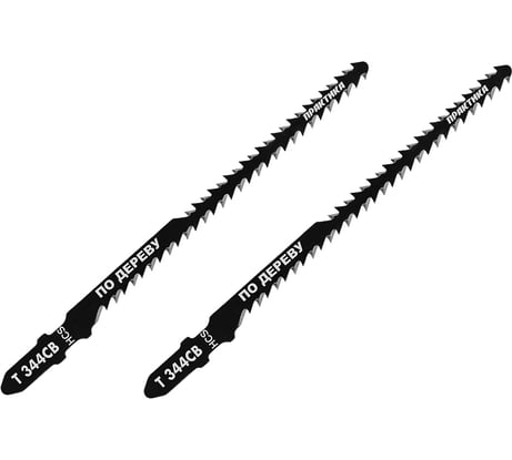 Пилка по дереву ДСП T344CB (2 шт; 116х90 мм) для лобзиков ПРАКТИКА 244-384