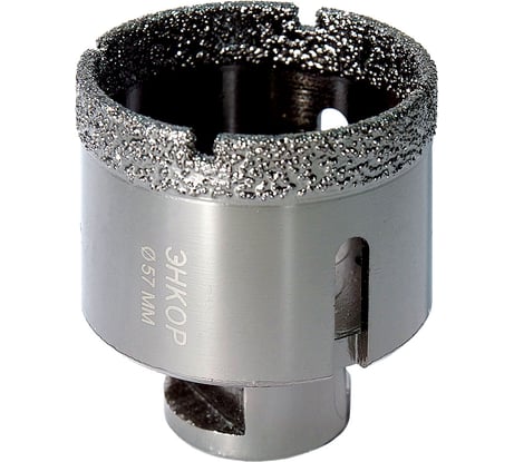 Коронка алмазная по керамограниту (57 мм; М14) для УШМ Энкор 48313