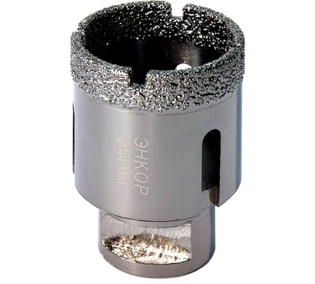 Коронка алмазная по керамограниту (44 мм; М14) для УШМ Энкор 48310