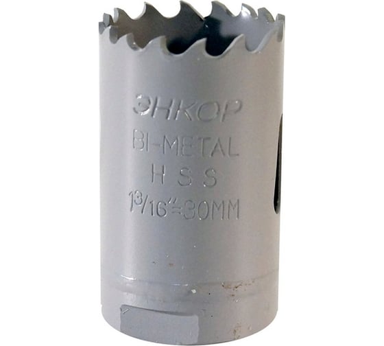 Коронка по металлу (30 мм; Bi-Metal М3) Энкор 24130 1