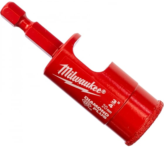 Алмазная коронка Diamond Plus 20 мм Milwaukee 49560515 1