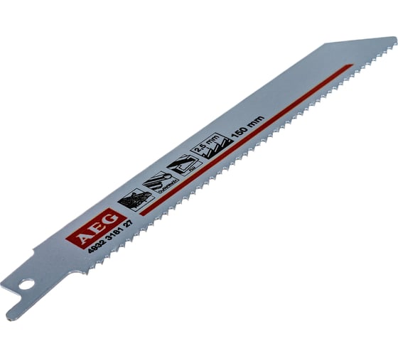 Полотно SZ BL 150X2.5 (3 шт) для сабельной пилы AEG 4932318127