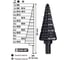 Сверло ступенчатое M6-M32 Milwaukee 48899332 2