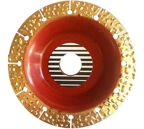 Диск победитовый обдирочный 125x22.2 мм, лепестковый, №1 зерно 4 мм Диск Альфа 770-113