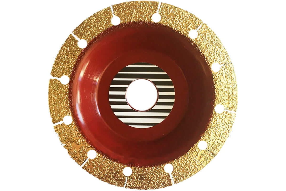 Диск победитовый обдирочный 125x22.2 мм, лепестковый, №5 зерно 0.5 мм ...