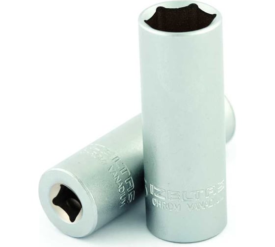 Головка глубокая шестигранная 10 мм, 1/4"DR IZELTAS 1107064010