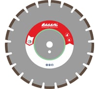 Диск алмазный отрезной сегментный по свежему бетону 1A1RSS/C2 СБЛ 10 (350х25.4 мм) Адель КК13426