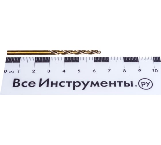 Сверло по металлу КОБАЛЬТ (2 шт; 3.3х65х36 мм; Р6М5К5) ТРИГГЕР 74233 тов-122260
