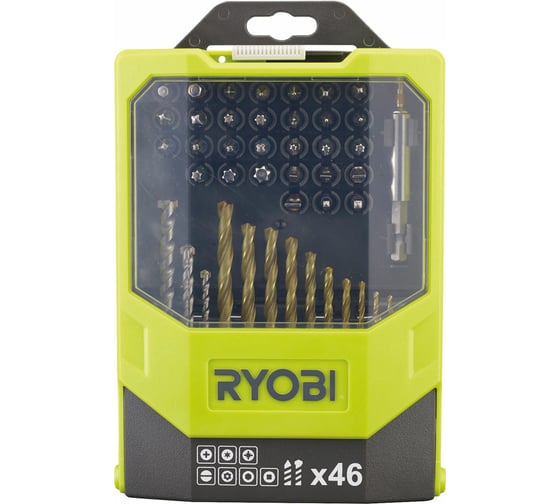 Набор комбинированный RAK46MiX 46 предметов Ryobi 5132002686 1