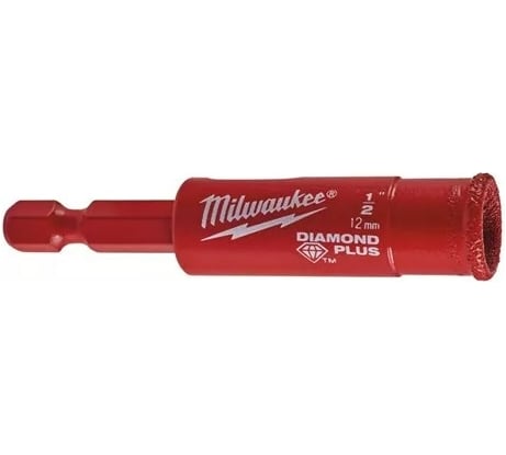 Алмазная коронка Diamond Plus 12 мм Milwaukee 49560511