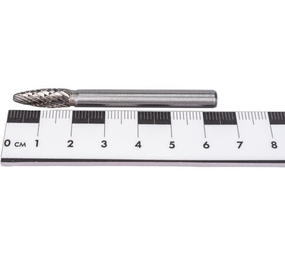 Борфреза твердосплавная тип H форма пламени (6х18 мм; хвостовик 6 мм) MESSER H0618M06