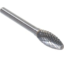 Борфреза твердосплавная тип H форма пламени (10х25 мм; хвостовик 6 мм) MESSER H1025M06