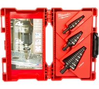 Набор ступенчатых сверл 3 шт. Milwaukee 48899399