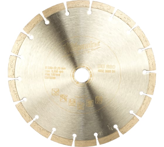 Алмазный диск DU 230 Milwaukee 4932399524 1