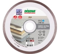 Диск алмазный сплошной по керамике Gres Ultra (180х1.4х25.4 мм) DiStar 11120159014