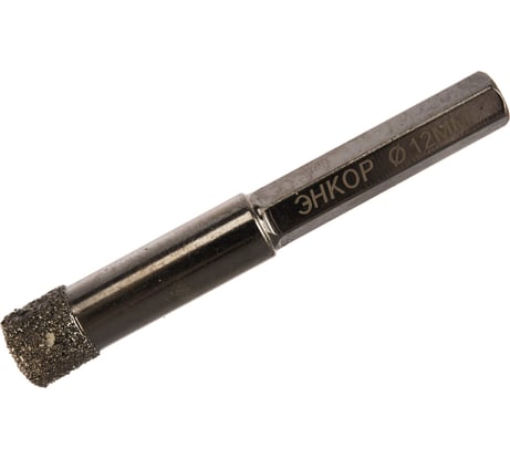 Сверло алмазное по керамограниту (12 мм) Энкор 48323