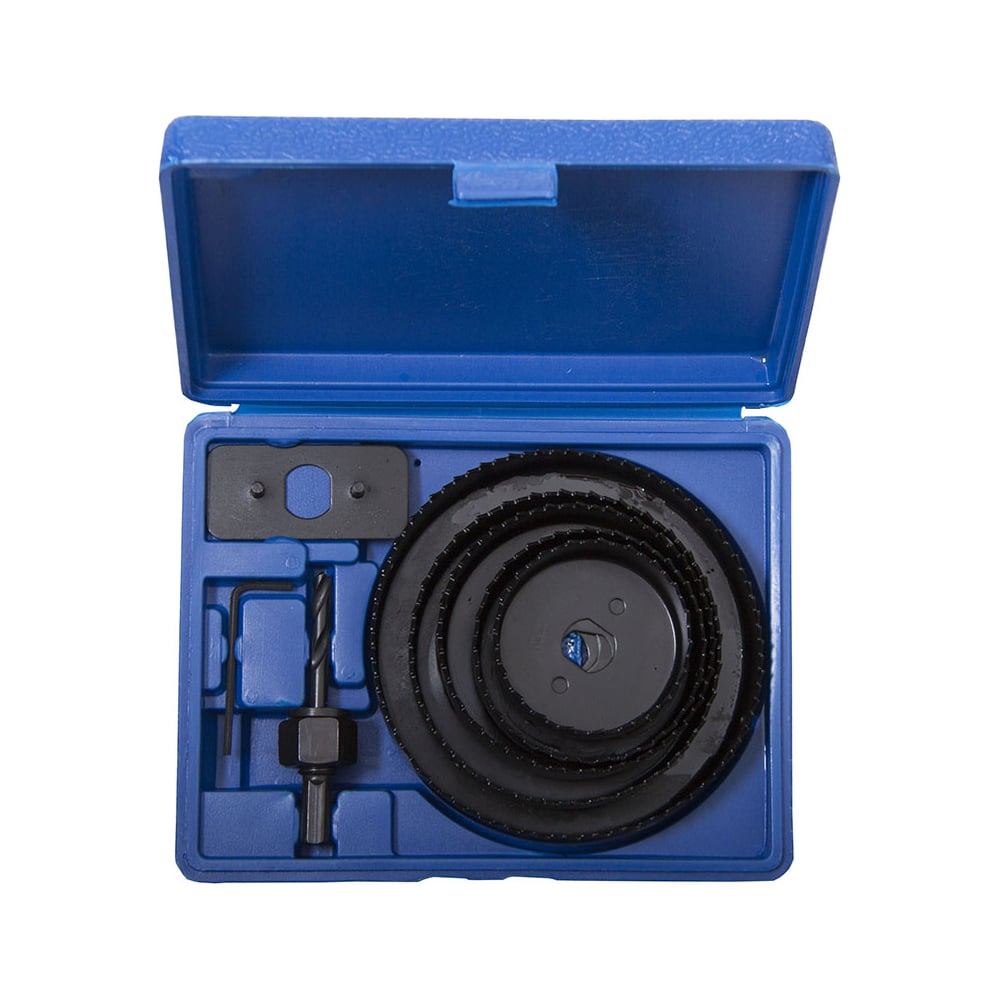 Набор кольцевых пил по дереву 64-127 мм, 5 коронок Toolberg Лк-00003884 ...