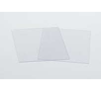 Стекло (поликарбонат) 133x114 мм, 10 шт PLAZWELD P-133x114