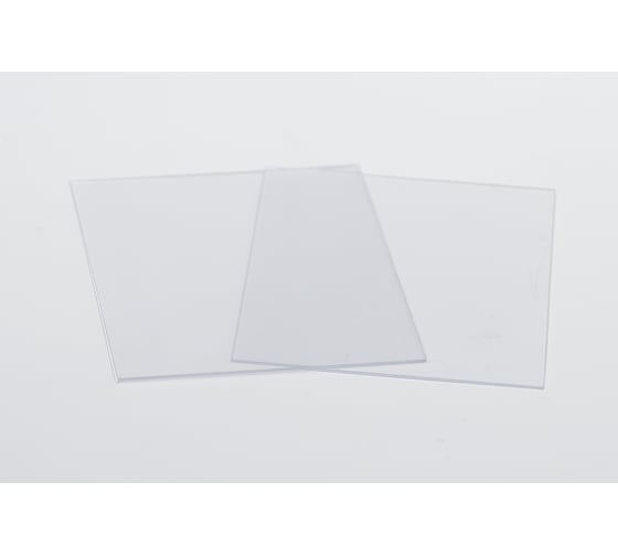 Стекло (поликарбонат) 133x114 мм, 10 шт PLAZWELD P-133x114 1